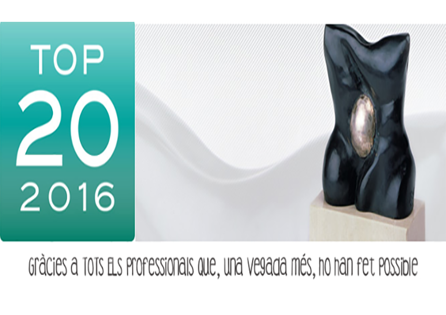 Premi Top 20 2016 a la Gestió hospitalària global