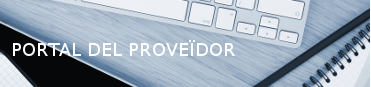 Portal Proveïdors