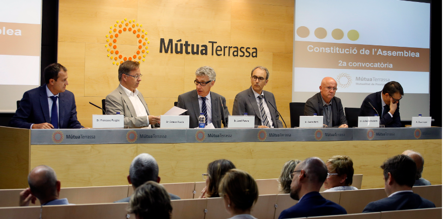 Mútua de Terrassa, Mutualidad de Previsión Social a Prima Fija -Entidad de beneficio social  líder en el Vallès - celebra la Asamblea general Ordinaria