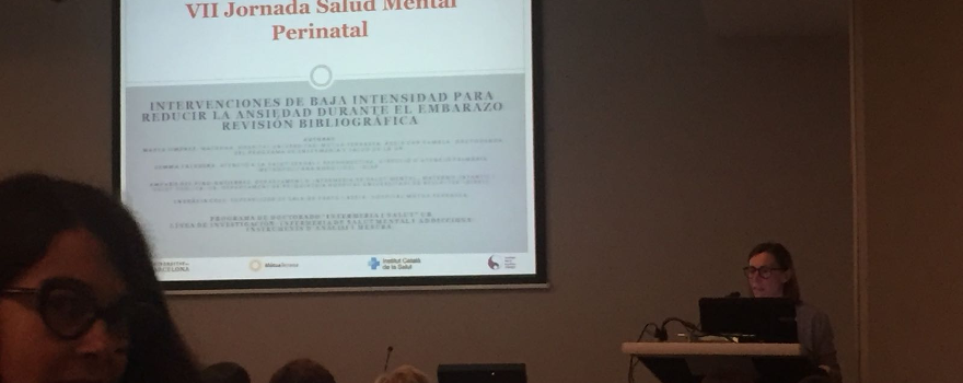 La Sra. Marta Jiménez participa en la VII jornada de Salud Mental perinatal