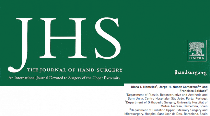 El Journal of Hand Surgery publica un artículo sobre miositis osificante en un niño
