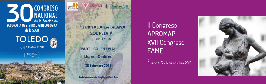 Destacat paper del servei de ginecologia en diferents congressos nacionals  