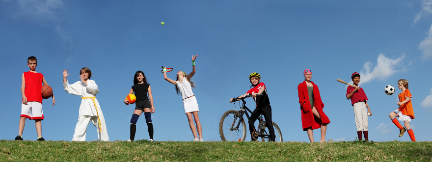 Los niños y la práctica del deporte