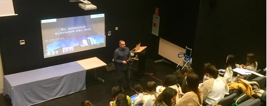 El Dr. Jordi Cassadó, ponent del curs d'expert fisioterapeuta en disfuncions del sòl pelvià
