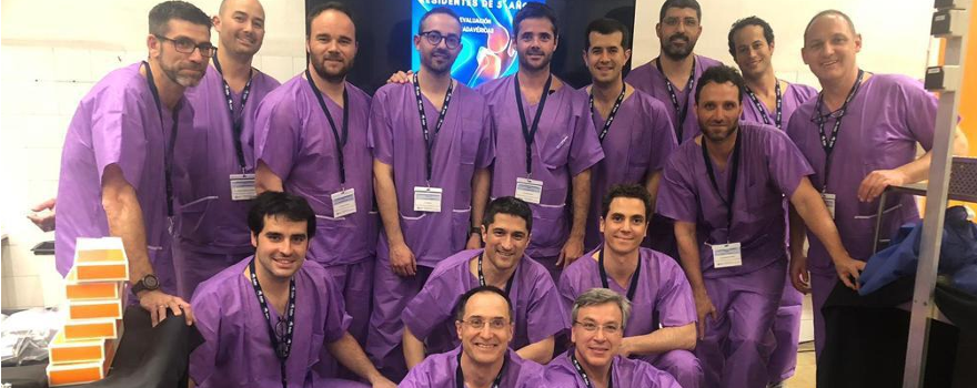 El Dr. Josep Lluis Cabré va participar com a instructor al 2n curs d’Artroscòpia de Genoll