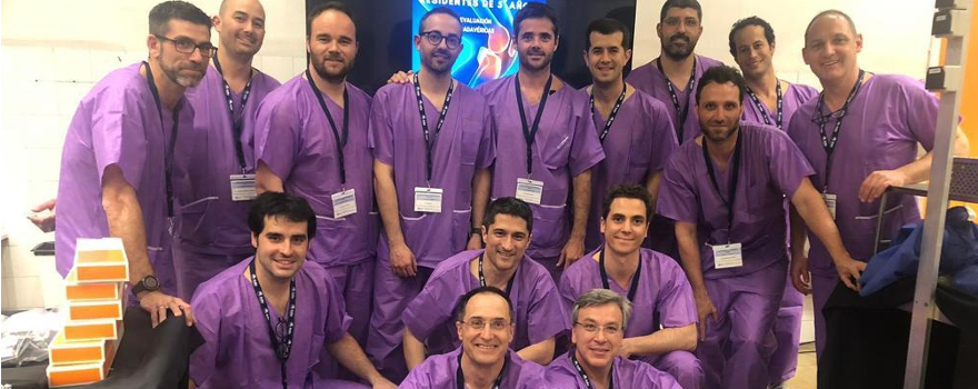 El Dr. Josep Lluis Cabré participó como instructor al 2º curso de Artroscopia de Rodilla