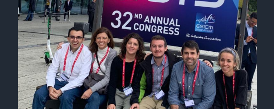 La Unidad de Cuidados Intensivos participa en el 32º congreso de la ESICM