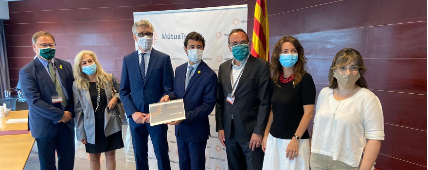 MútuaTerrassa signa els acords voluntaris per a la reducció d'emissions de gasos d'efecte hivernacle de la Generalitat de Catalunya
