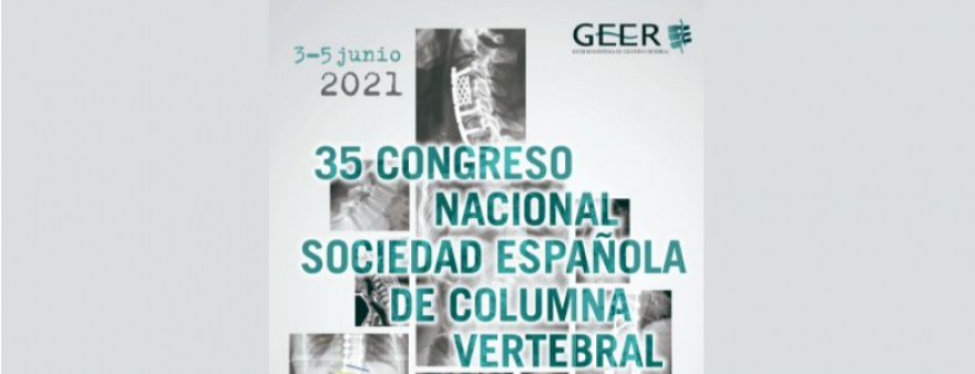 La Unidad de Columna del servicio de COT interviene en el 35 congreso nacional de la GEER