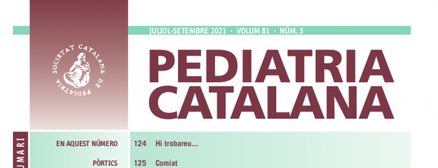 El servicio de Pediatría publica un artículo en la revista Pediatría Catalana