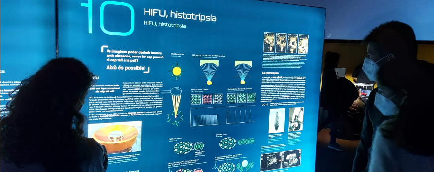 El Dr. Jordi Rodríguez col·labora en la mostra "Ultrasons, de la natura a la medicina"