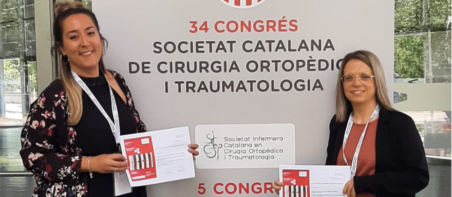 Laura Puertas y Raquel Lacueva reciben los Premios a la mejor comunicación y mejor caso clínico en el 5º Congreso de la SICCOT