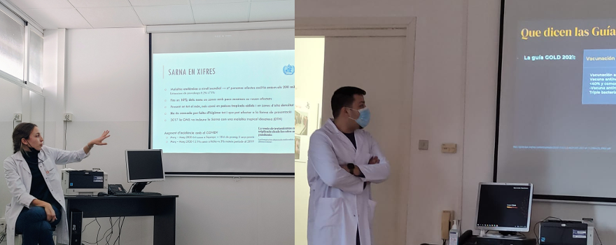 Els residents Cristina Gili i Rafael Mifsut presenten dues sessions