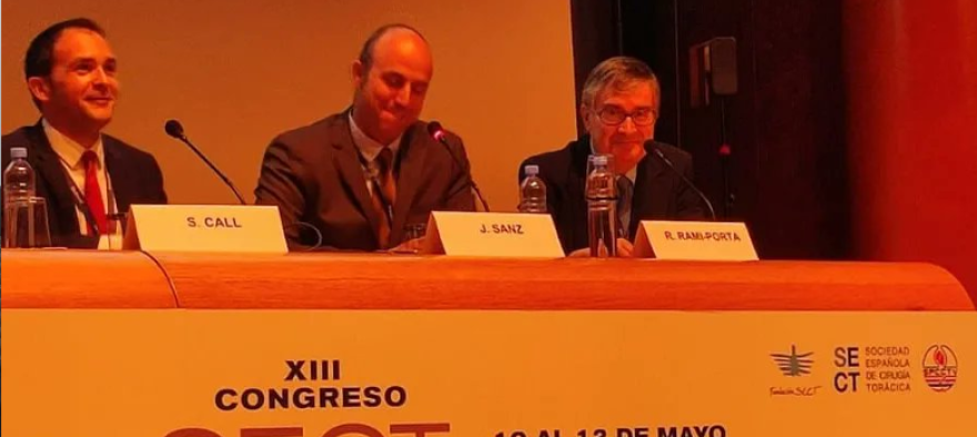 Los servicios de Cirugía Torácica y Neumología participan en el XIII congreso de la SECT