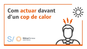 Com actuar davant d'un cop de calor
