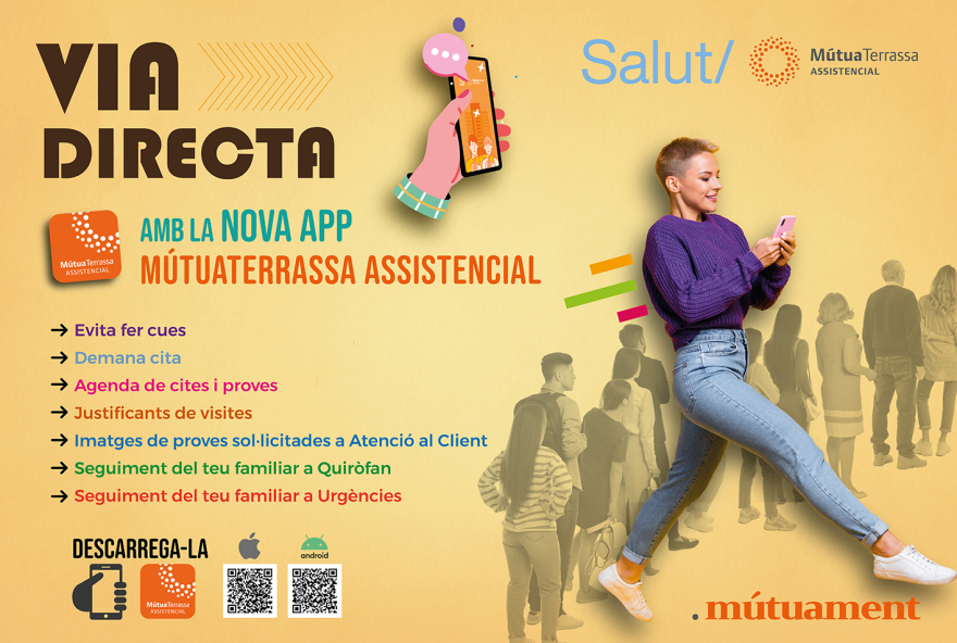 La Fundación Asistencial MútuaTerrassa pone en marcha la app para pacientes