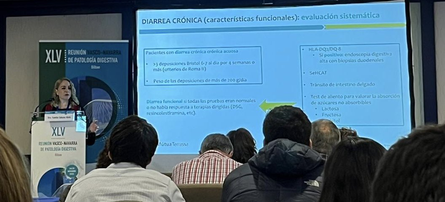 La Dra. Yamile Zabana intervé com a experta a la Universitat de Deusto i a la XLV reunió de Patologia Digestiva de la societat Basc-Navarra