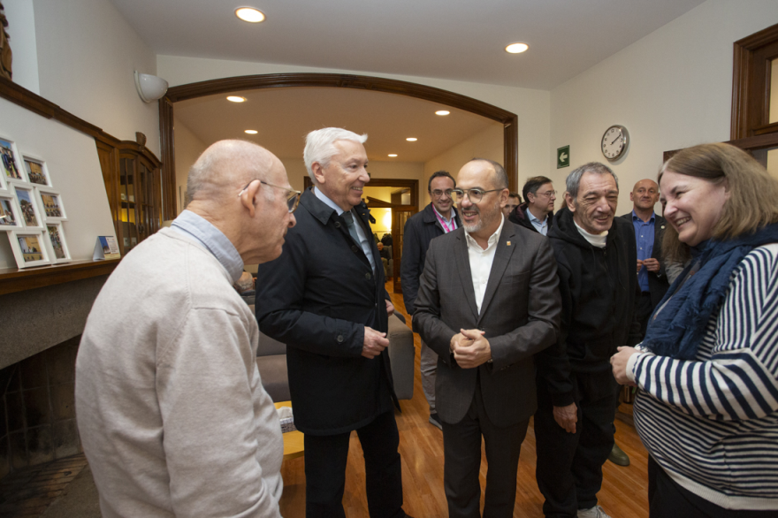 MútuaTerrassa rep la visita de l’Honorable Conseller de Drets Socials, Sr. Carles Campuzano