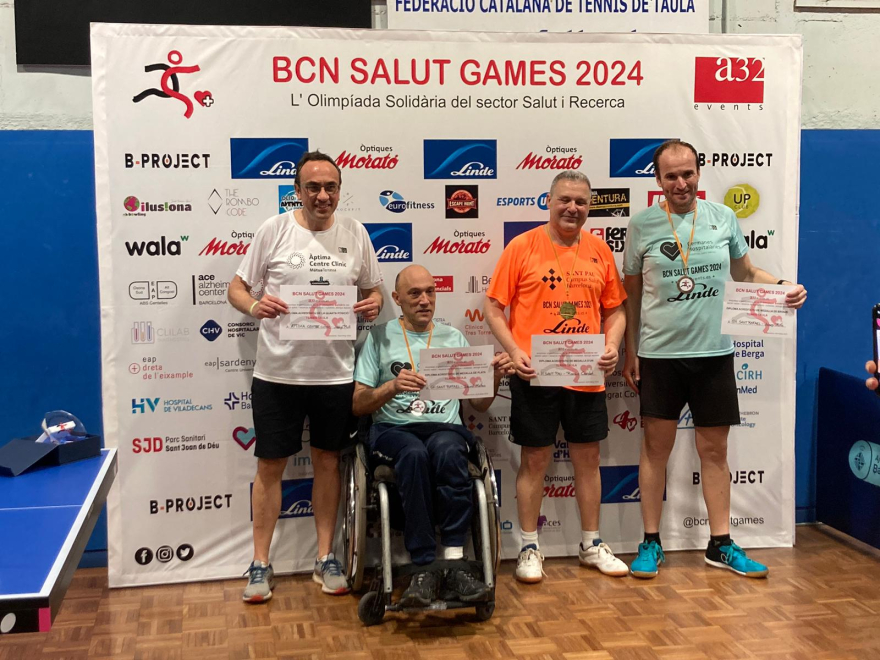 Áptima Centro Clínico participa en la 7ª olimpiada solidaria de Salut BCN Salut Games