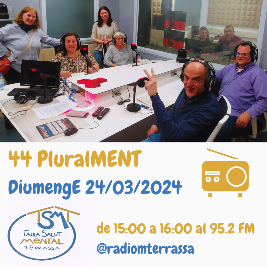 La Radio Municipal de Terrassa se hace eco de la labor de los hogares residencia Casa Marquès y Triginta Salud Mental de la Fundación Vallparadís