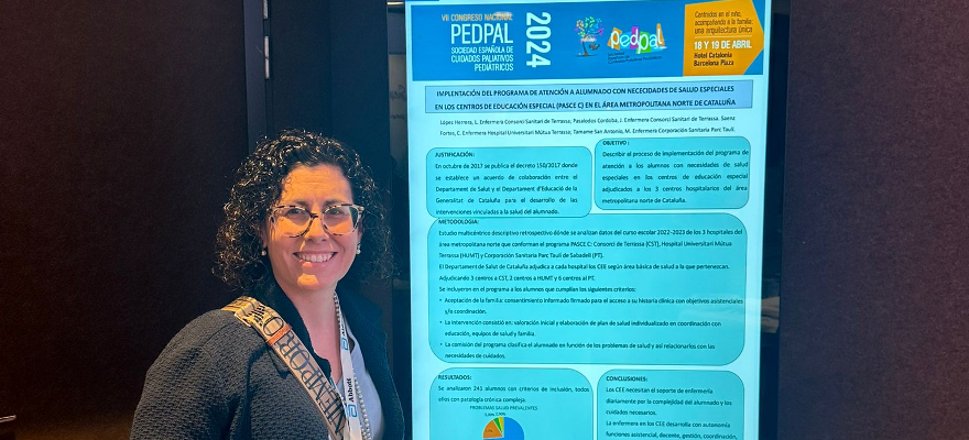 Carol Saenz, presente en el VII Congreso Nacional de la Sociedad Española de Cuidados Paliativos Pediátricos