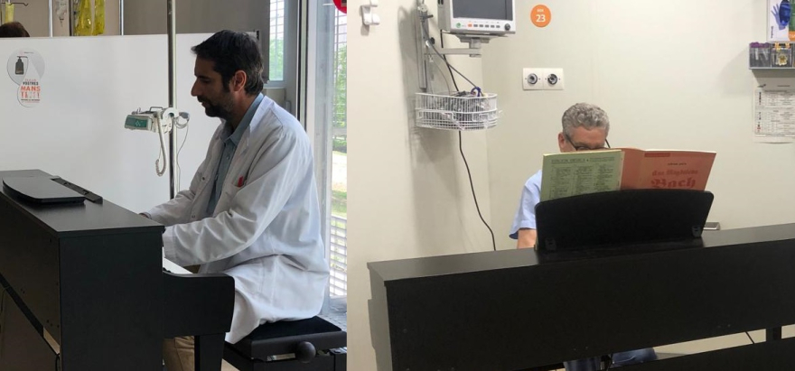MútuaTerrassa pone a disposición de pacientes, familiares y profesionales el piano de la iniciativa “Toca la vida”
