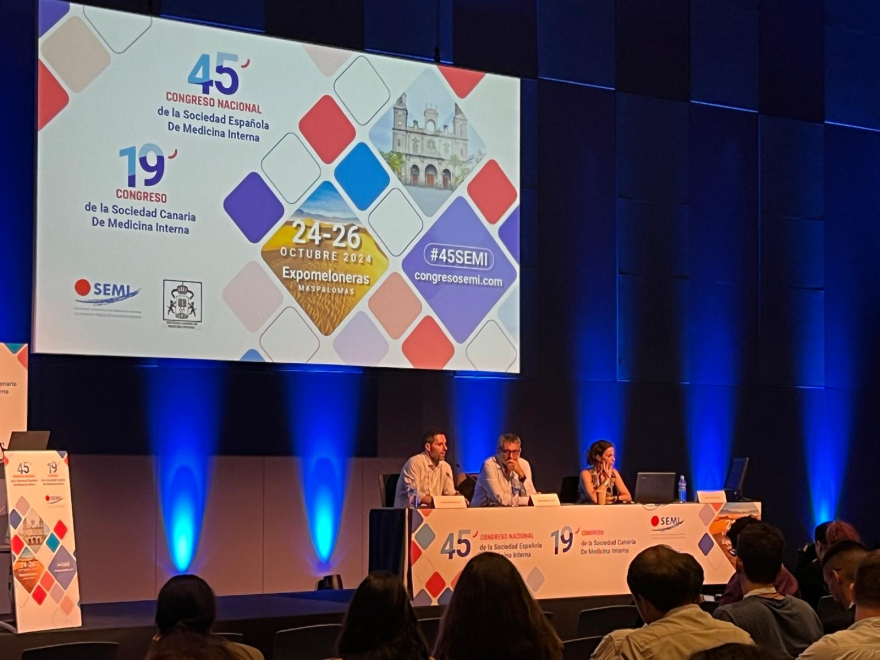 El servei de Medicina Interna participa en el 45 congrés de la SEMI