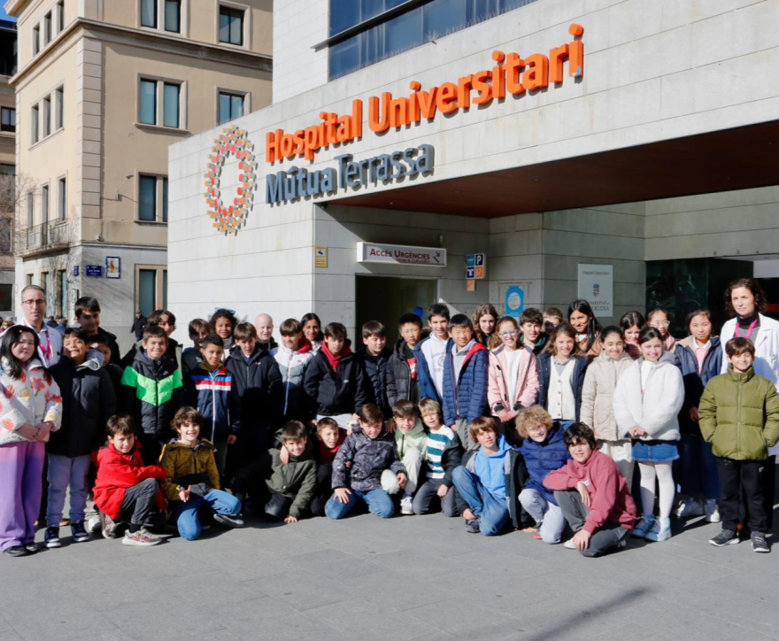 L'Escola L'Avet commemora el Dia Escolar de la No-Violència i la Pau (DENIP) a MútuaTerrassa