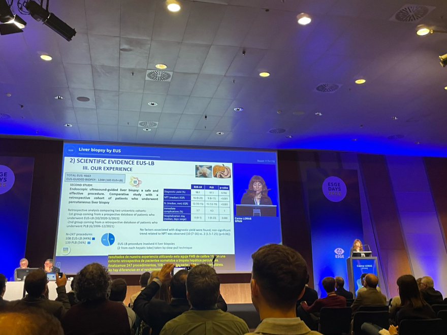 El Servei de l’Aparell Digestiu comparteix el seu coneixement en matèria d’endoscòpies en el Congrés Europeu d’Endoscòpia Digestiva