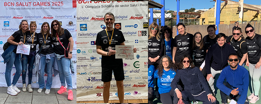 Èxit de participació dels professionals d’Àptima Centre Clínic als BCN Salut Games 2025