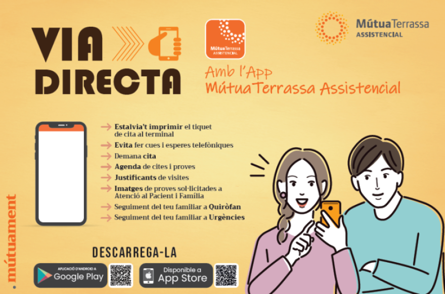 L’app MútuaTerrassa Assistencial incorpora noves funcionalitats