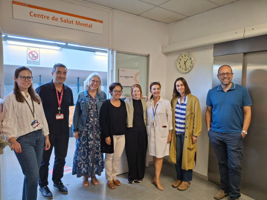 Un equip de professionals en Salut Mental d’Austràlia visita la Unitat Funcional de Dones amb Esquizofrènia