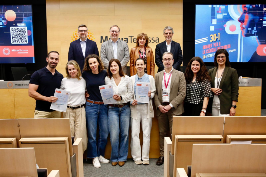 El proyecto formativo y de recuperación de la Unidad de Subagudos de Salud Mental con estudiantes de Terapia Ocupacional de la EUIT gana el Primer Premio de Enfermería de MútuaTerrassa 2026