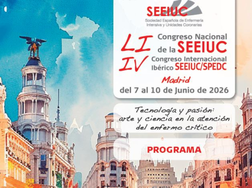 L’equip d’Infermeria de la UCI assisteix al Congrés Nacional de la SSEIUC a Madrid
