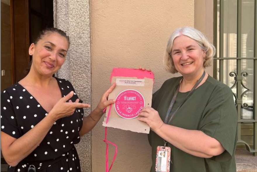 La Llar-Residència Casa Marquès Salut Mental rep el segell d’Empresa inclusiva 2025
