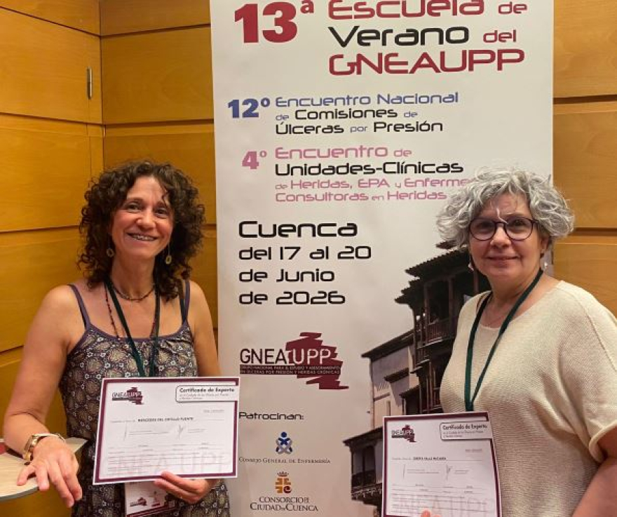 Infermeres de MútuaTerrassa obtenen la màxima acreditació en ferides cròniques del programa expert del GNEAUPP